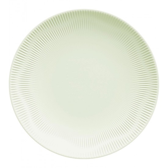 Prato Sobremesa 20,5cm Shell Verde Menta Porcelana Germer